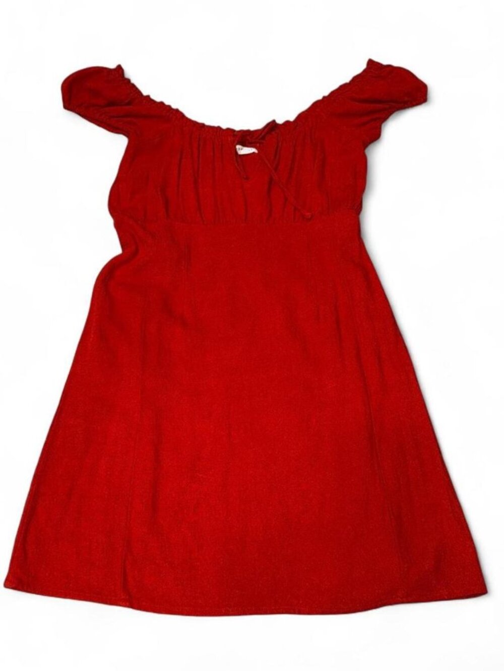 Aeropostale Red Off-the-Shoulder Mini Dress | Size Medium